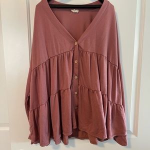 Pinkish. Babydoll. XL